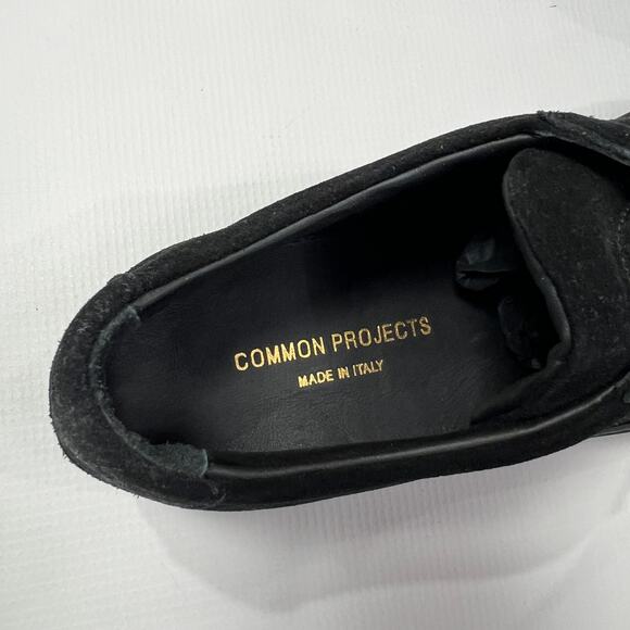 NEW COMMON PROJECTS Original Achilles Low Sneakers Black Suede EU 42 US 9 Shoes - Picture 6 of 12